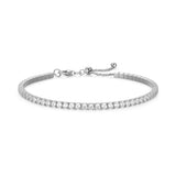 CZ Bolo Tennis Bracelet