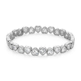 Bezel Heart Bracelet