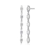 CZ Marquise Drop Earrings