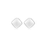 Polished Sqaure Studs
