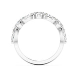 Lab Diamond Marquise & Round Band