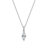 Marquise Cut CZ Adjustable Necklace