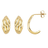 Tear Drop Stud Earrings