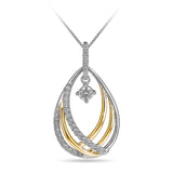 Tear Drop Dangle Necklace
