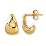 Tear Drop Stud Earrings