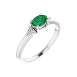 Emerald Oval Ring