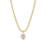 Oval Bead Chain Necklace