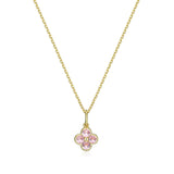 Pink Flower Necklace