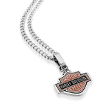 Harley Davidson Enamel Pendant