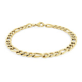 Steel Figaro Bracelet - 6MM