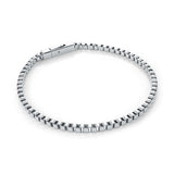 Steel Box Link Bracelet - 3MM