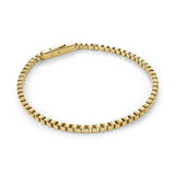 Steel Box Link Bracelet - 3MM
