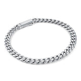 Steel Curb Link Bracelet - 6MM