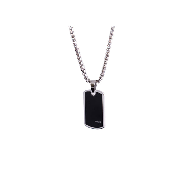 Matte Centre Dog Tag Pendant