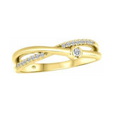 Twist Diamond Ring