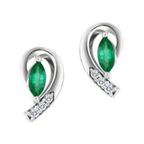 Emerald Marquise Earrings