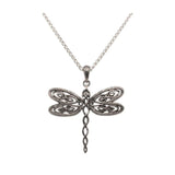 Silver Dragonfly Pendant