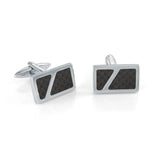 Black Carbon Fibre Cufflinks