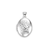 Oval Diamond Cut Locket