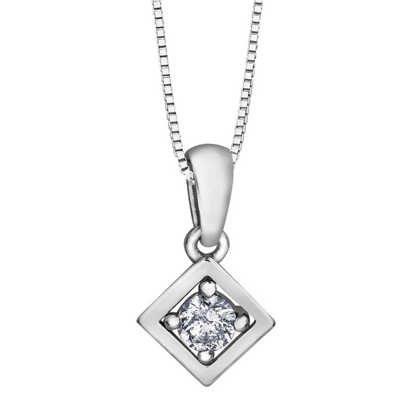 Square Diamond Pendant