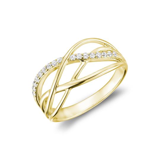 Diamond Wave Ring