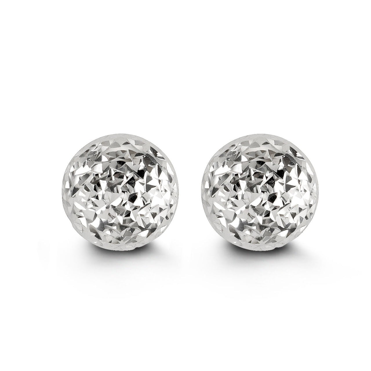 10KT Faceted Ball Studs – Lawlor1
