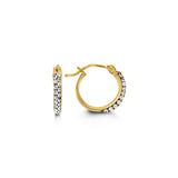 Crystal Mini Hoop Earring