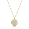 CZ Coin Necklace