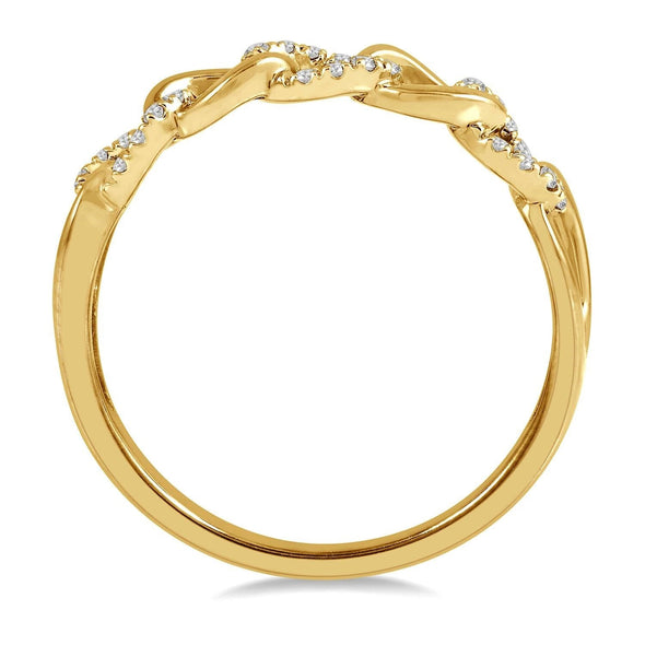 Curb Link Diamond Ring