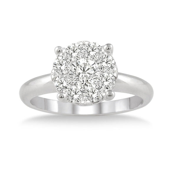 Lovebright Solitaire .50 CT Round Diamond Ring