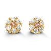 Baby CZ Daisy Stud Earrings