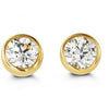 Baby Bezel Stud Earrings