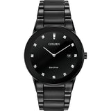 Axiom Eco-Drive Watch With Diamonds
