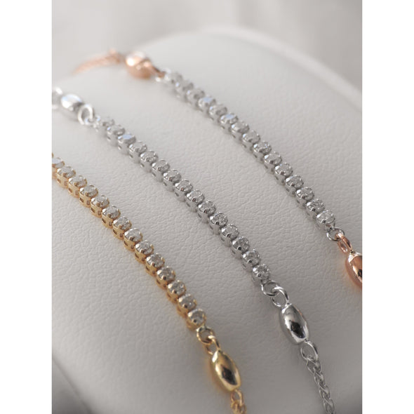 Diamond Bolo Bracelet