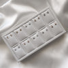 Petite Pave Moon Diamond Studs