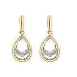 Teardrop Diamond Earrings