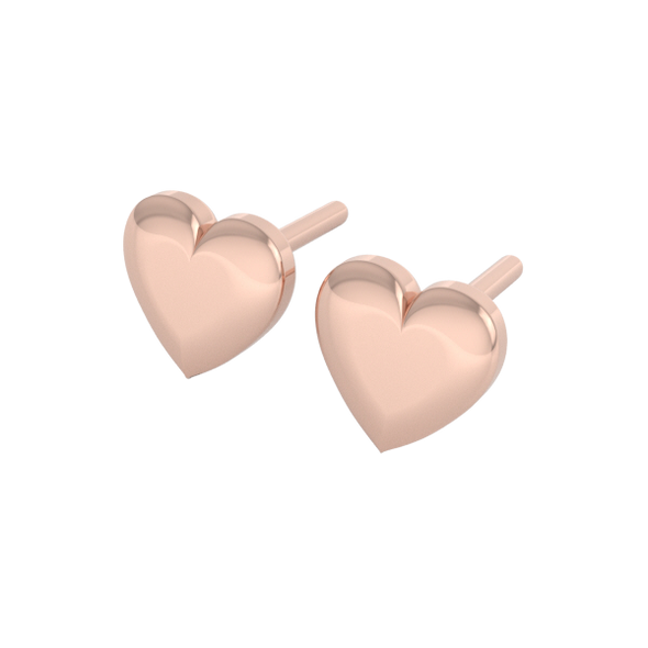Heart Stud Earrings