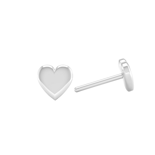 Heart Stud Earrings