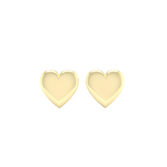 Heart Stud Earrings
