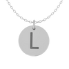 Initial Disc Necklace