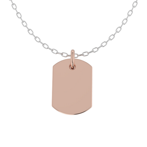 Mini Dog Tag Pendant (Engravable)