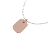 Mini Dog Tag Pendant (Engravable)