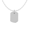 Mini Dog Tag Pendant (Engravable)