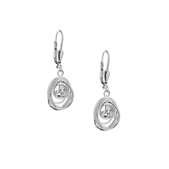 Celtic Cradle of Life Drop Earrings