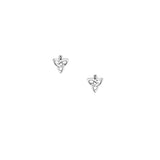Diamond Trinity Post Earrings