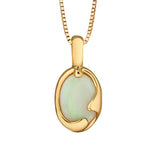 Oval Opal Pendant