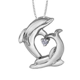 Dolphin Love Pendant