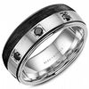Forged Carbon Fiber & Black Diamond Band