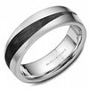14K Gold & Forged Carbon Fiber Band