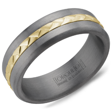10K Gold Weaved Tantalum Band